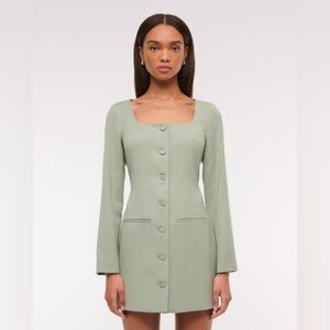 The A&F Mara Long-Sleeve Mini Dress